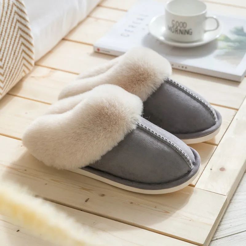 2024 Plush Home Cotton Slippers