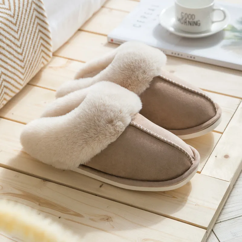 2024 Plush Home Cotton Slippers