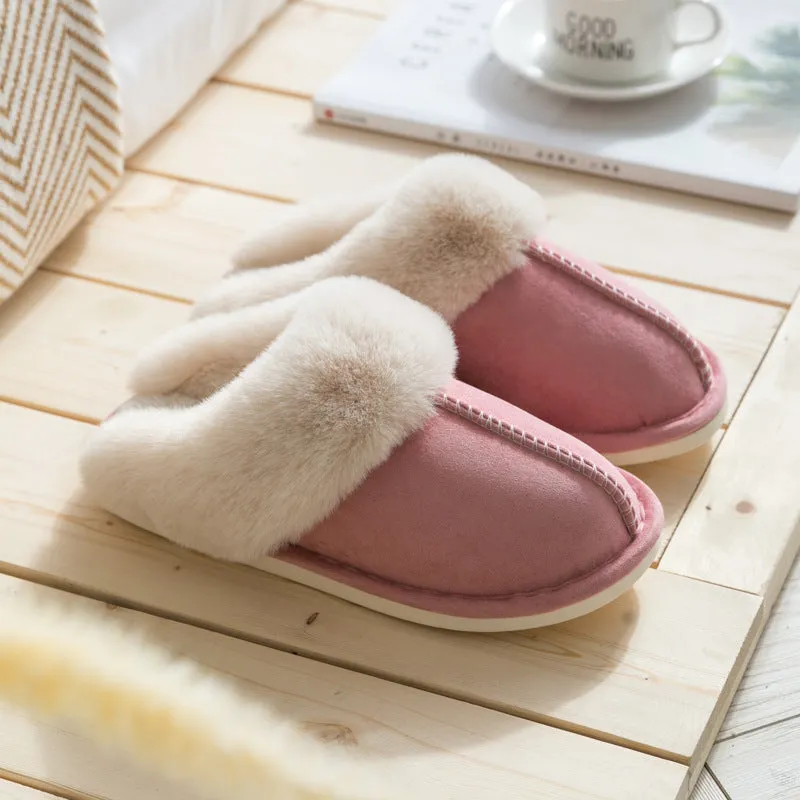 2024 Plush Home Cotton Slippers