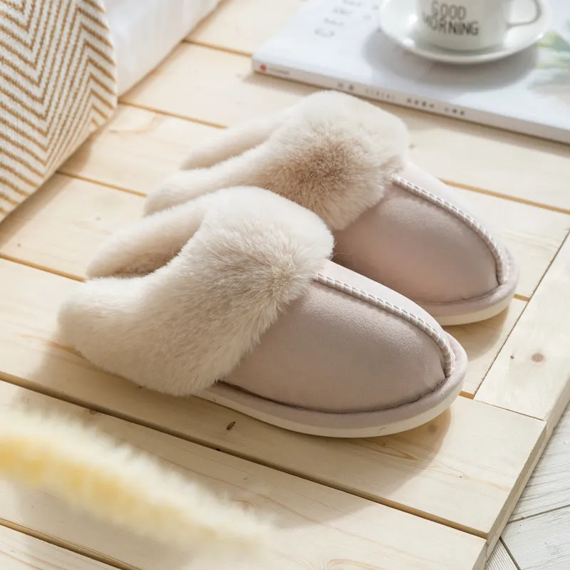 2024 Plush Home Cotton Slippers