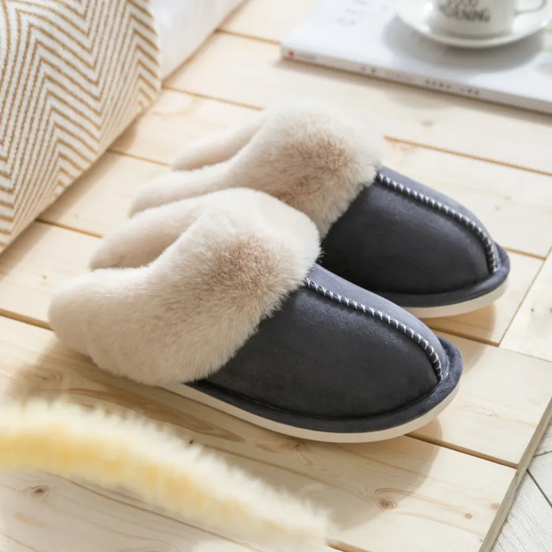 2024 Plush Home Cotton Slippers