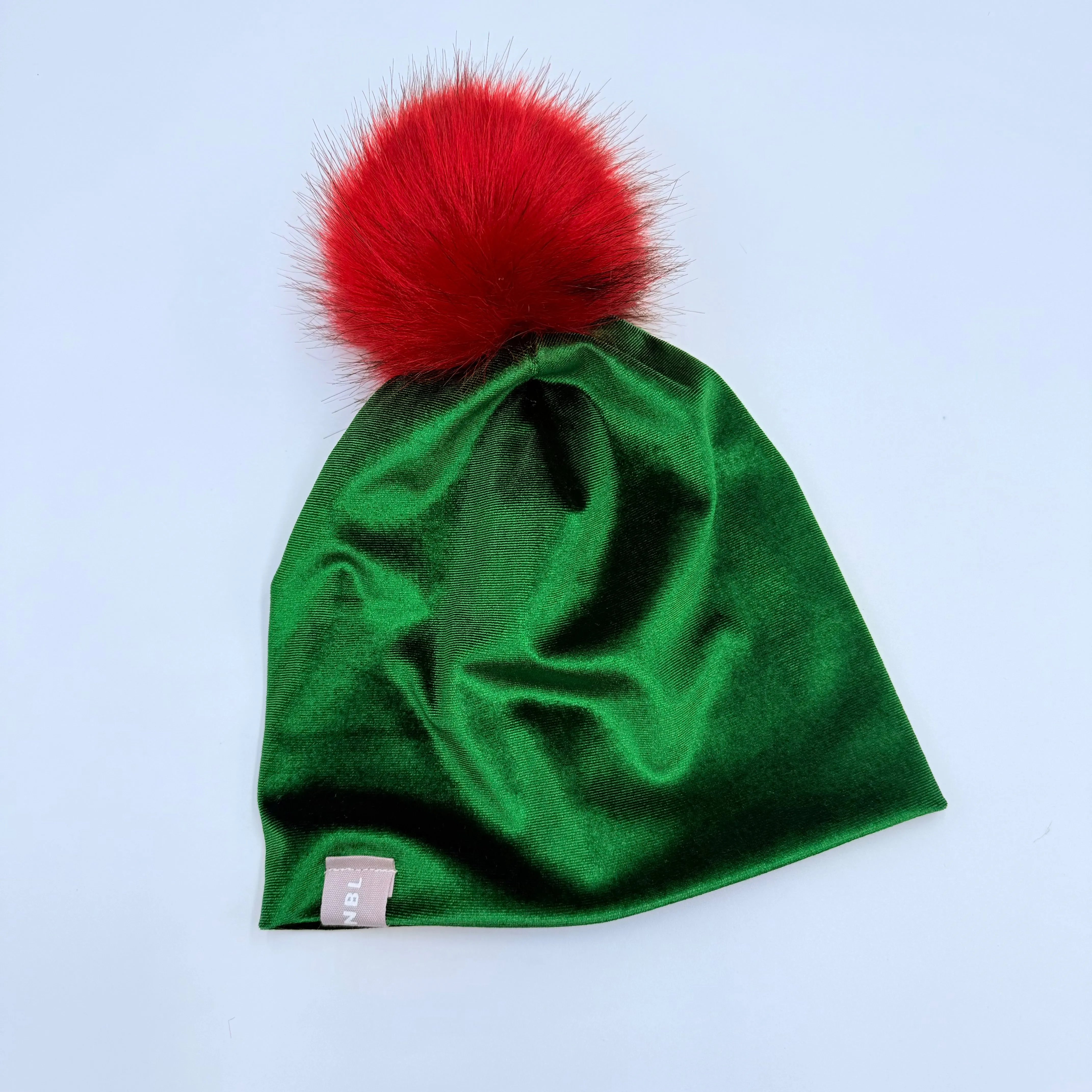 Adult Beanie Hat (Green Christmas)