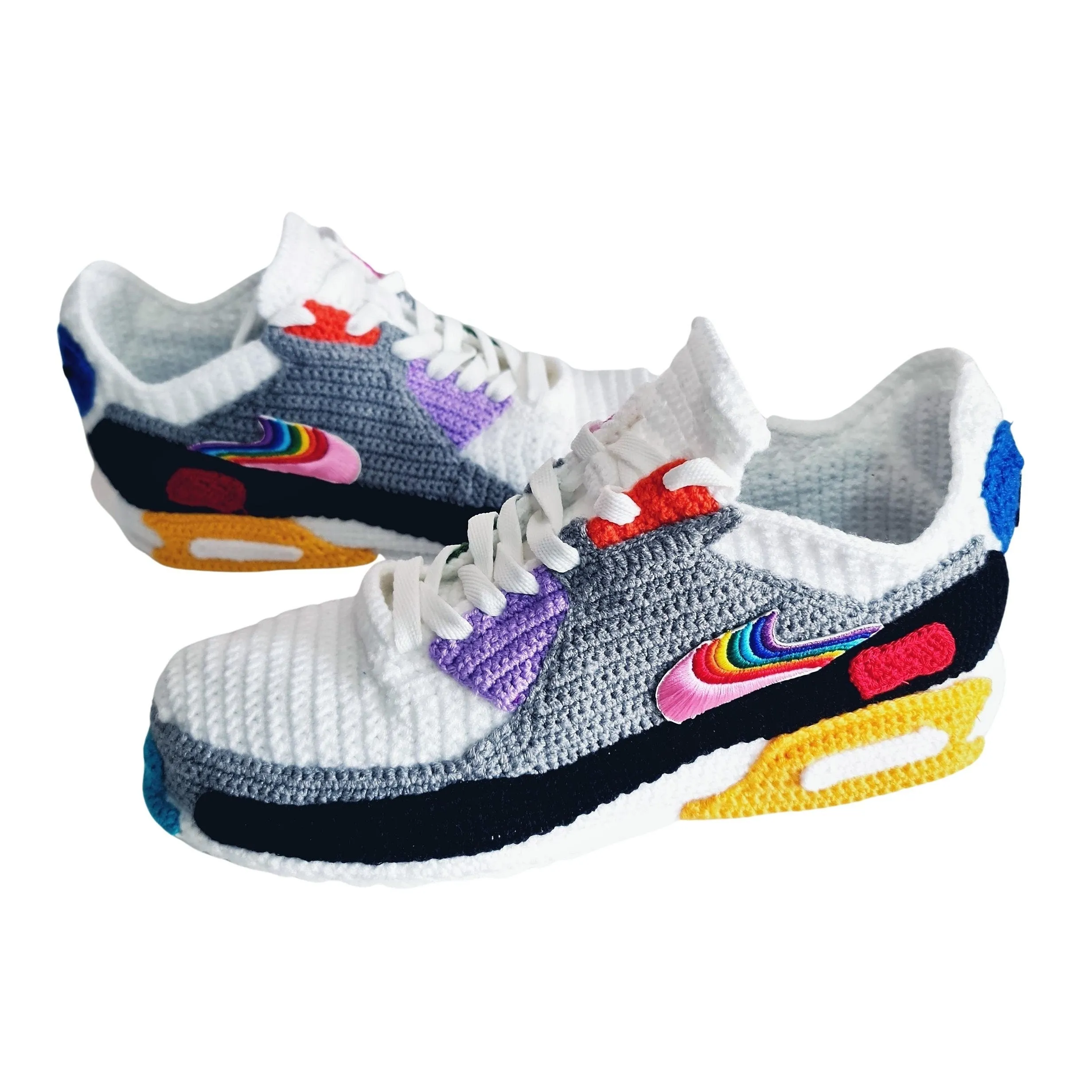 Air Max Plus 90 BeTrue Rainbow Sneakers Slippers Custom Shoes