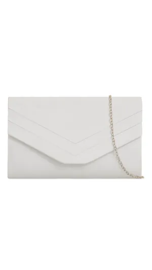 Aria Clutch- White