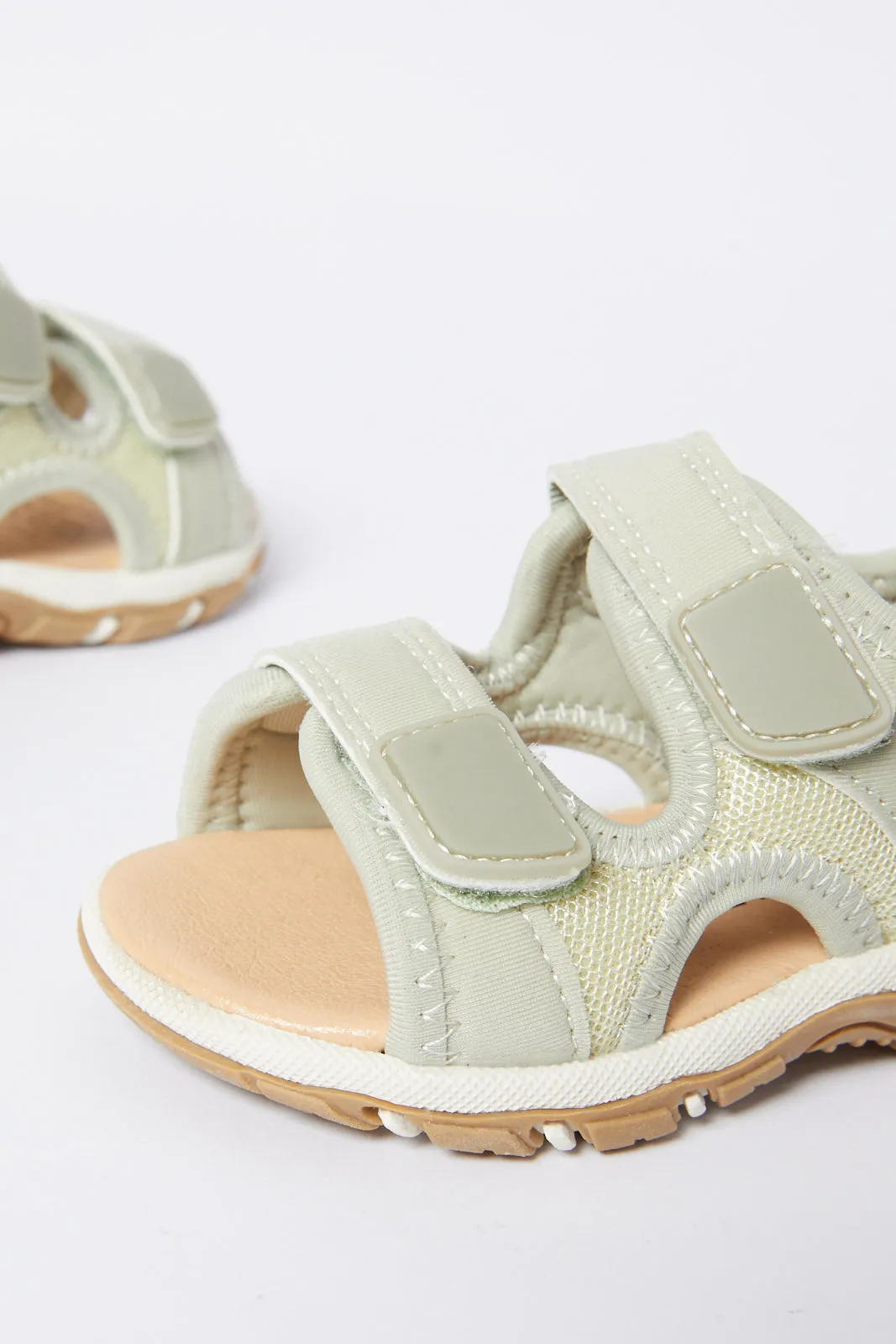 Baby Boys Green Casual Sandal