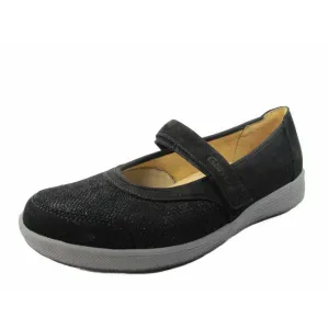 Ballet flats with strap Ganter, black