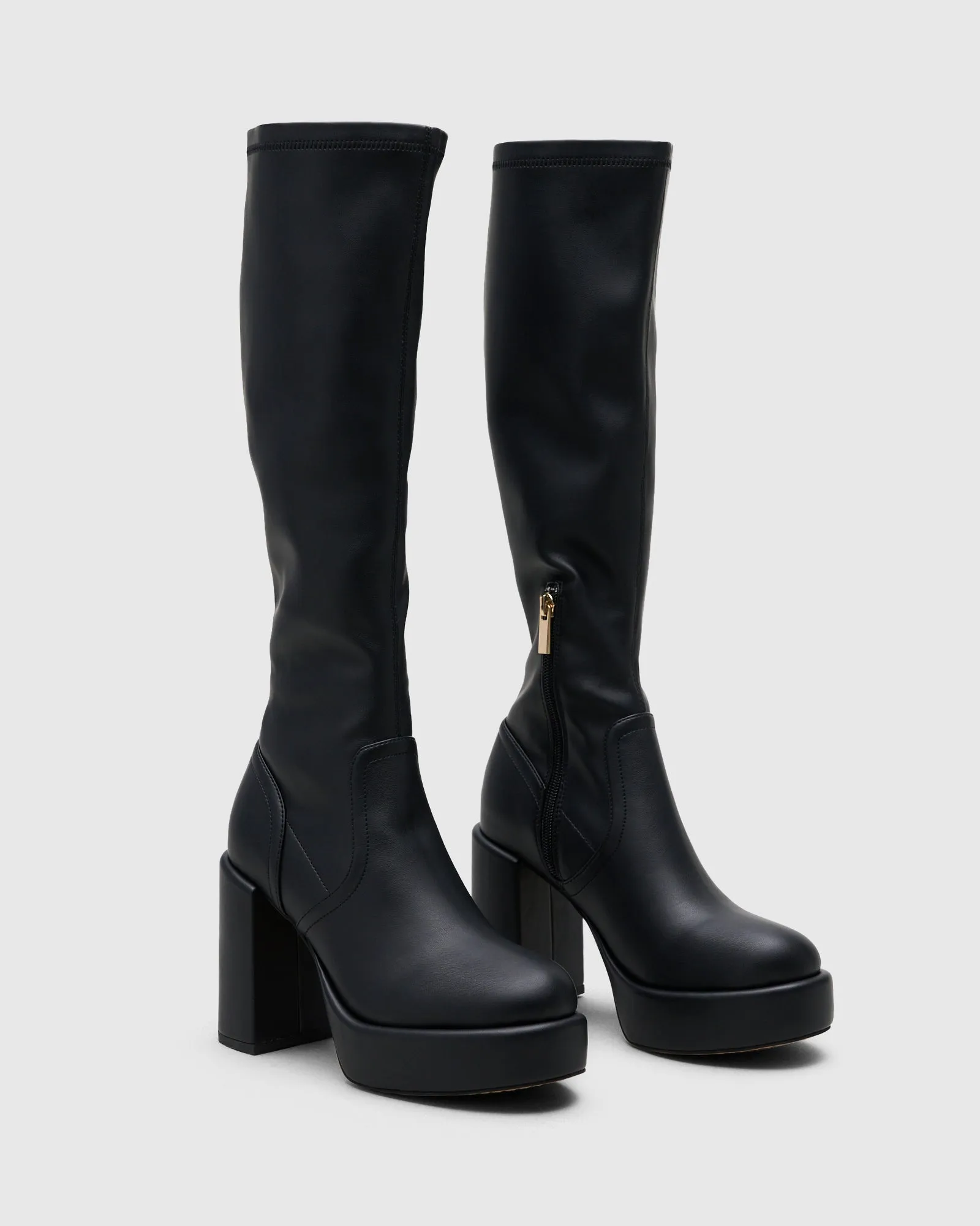 Barbie Boot Black Stretch