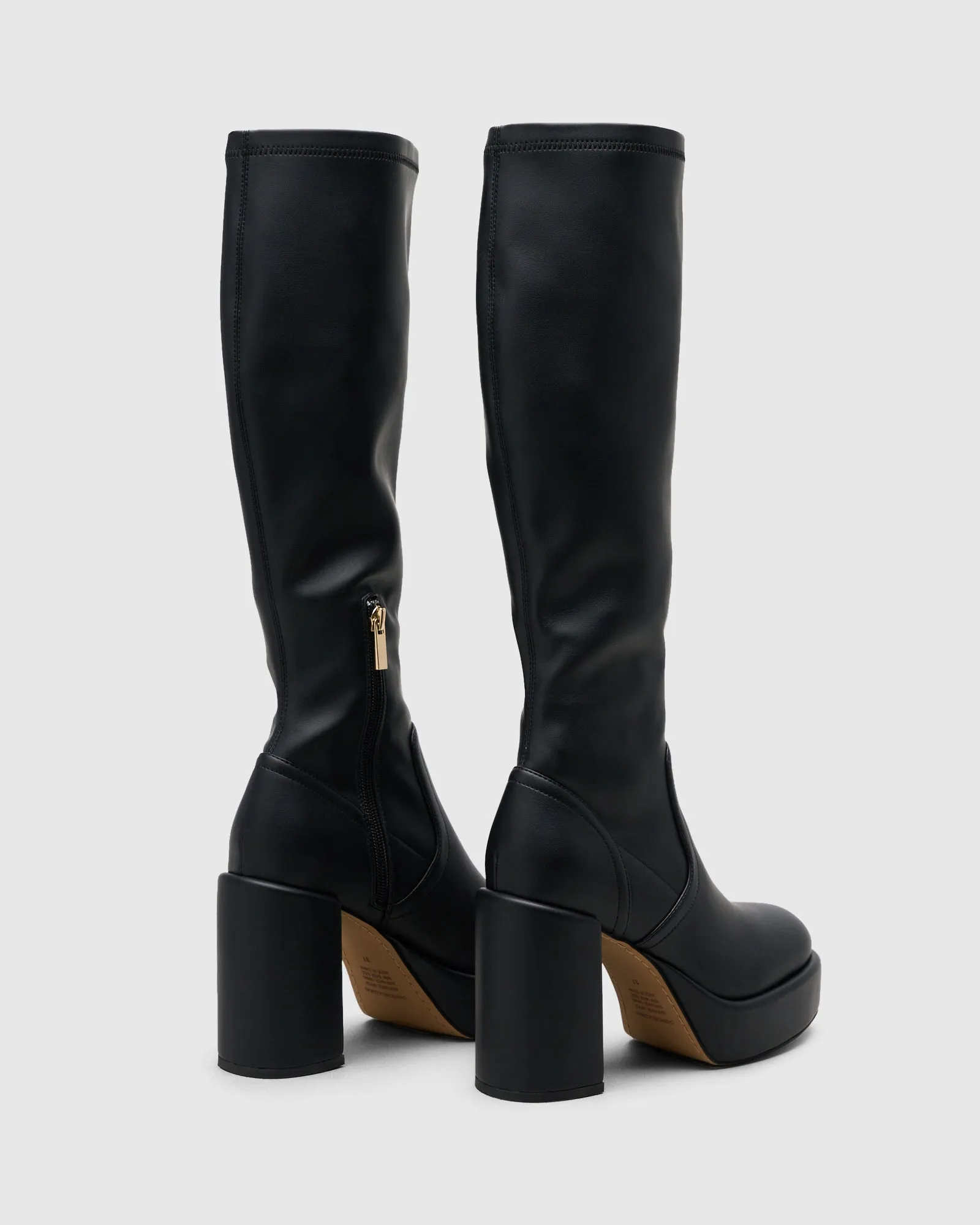 Barbie Boot Black Stretch