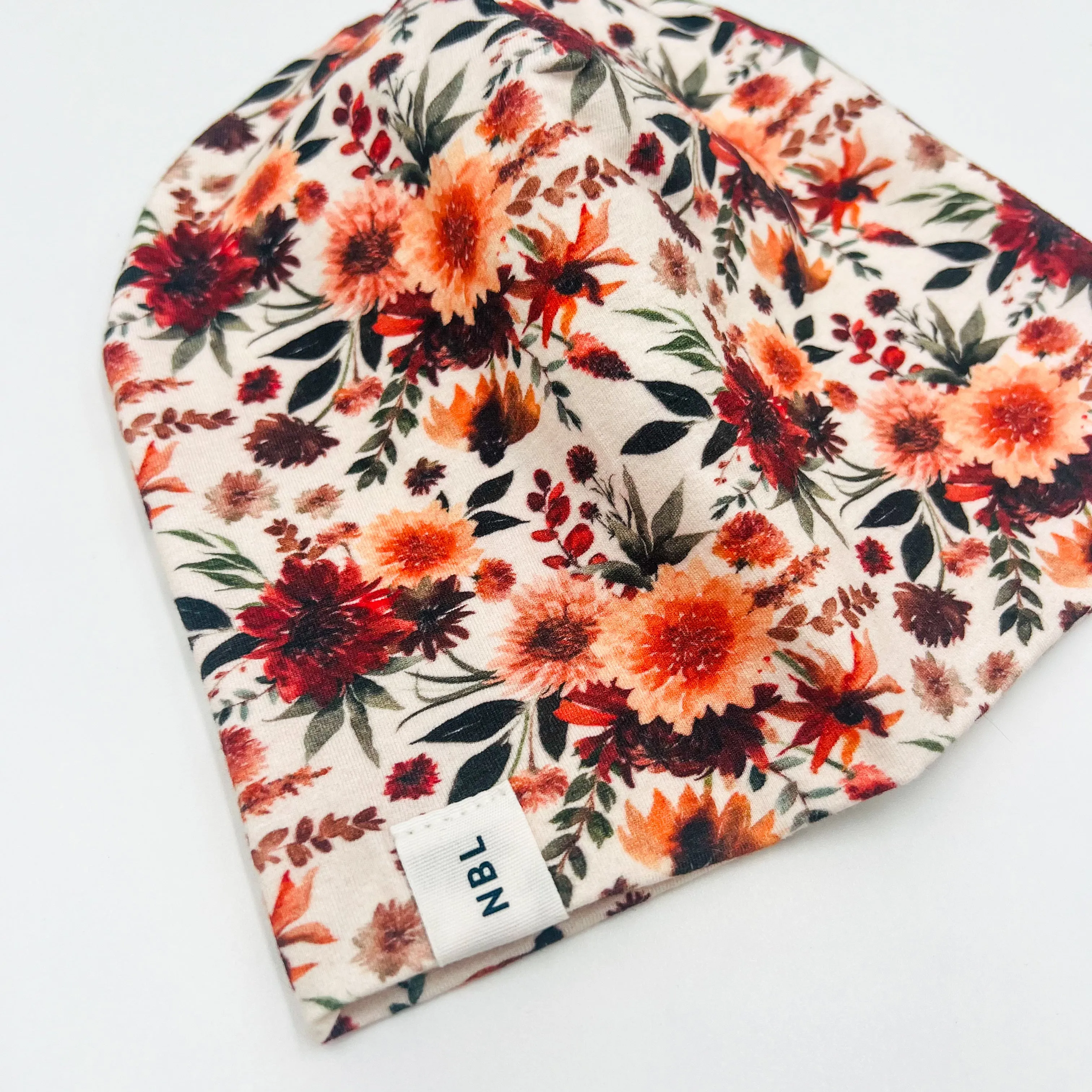 Beanie Hat (Wilder fall floral)