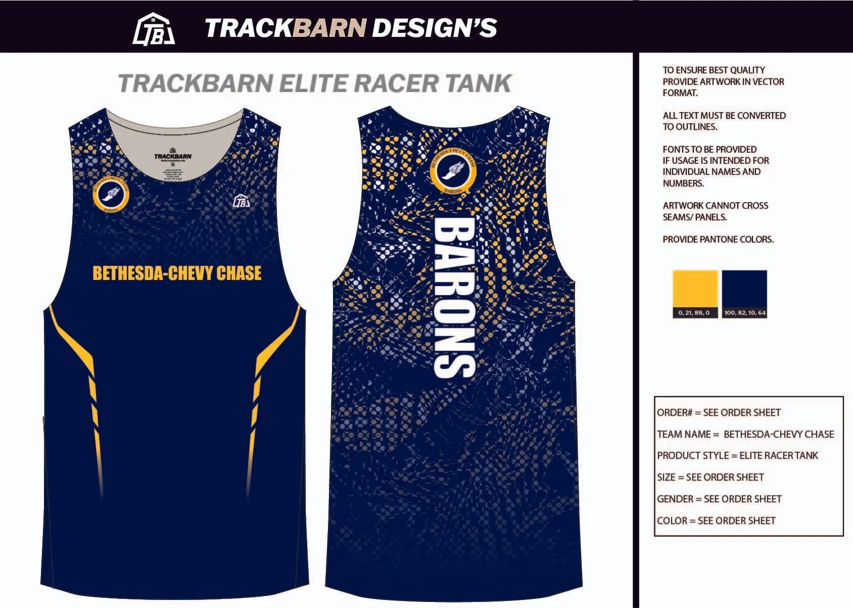 Bethesda-Chevy-Chase Youth Track Singlet