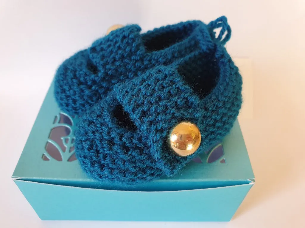 Blue Baby Shoes by Caroline Bruce