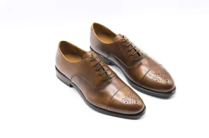 Brown Medallion Oxford