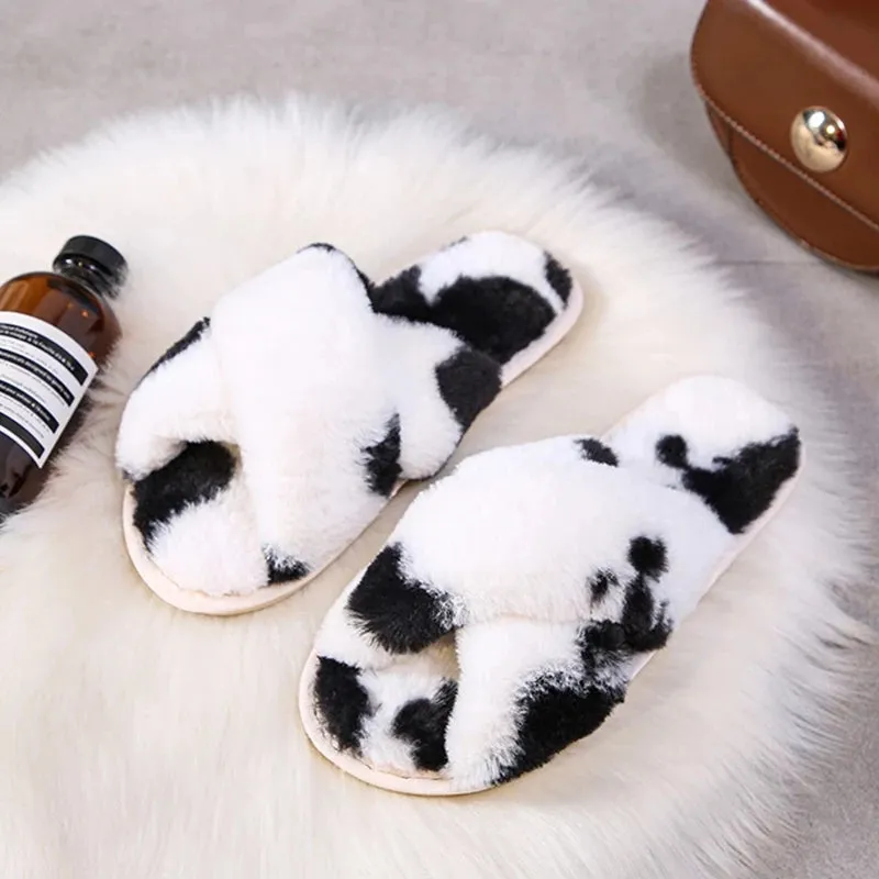 Fashion Style Plush Slippers for Women