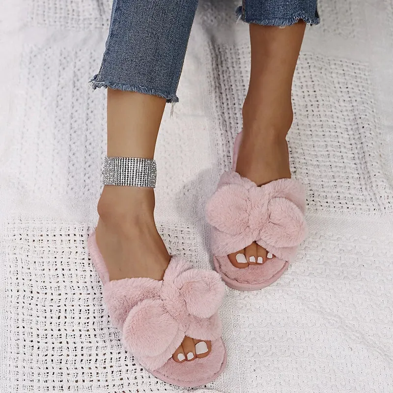 Fashion Style Plush Slippers for Women