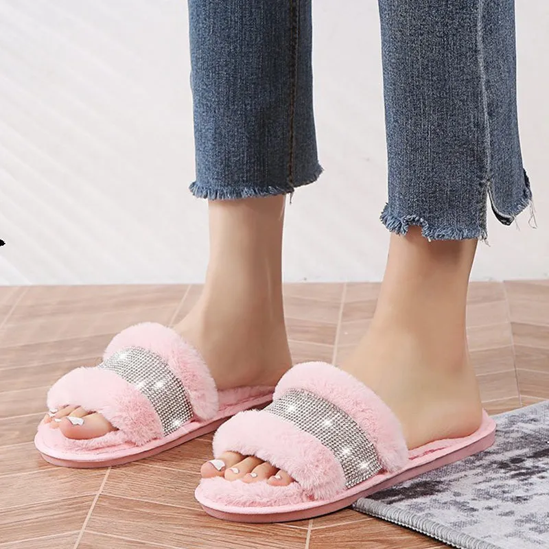 Fashion Style Plush Slippers for Women