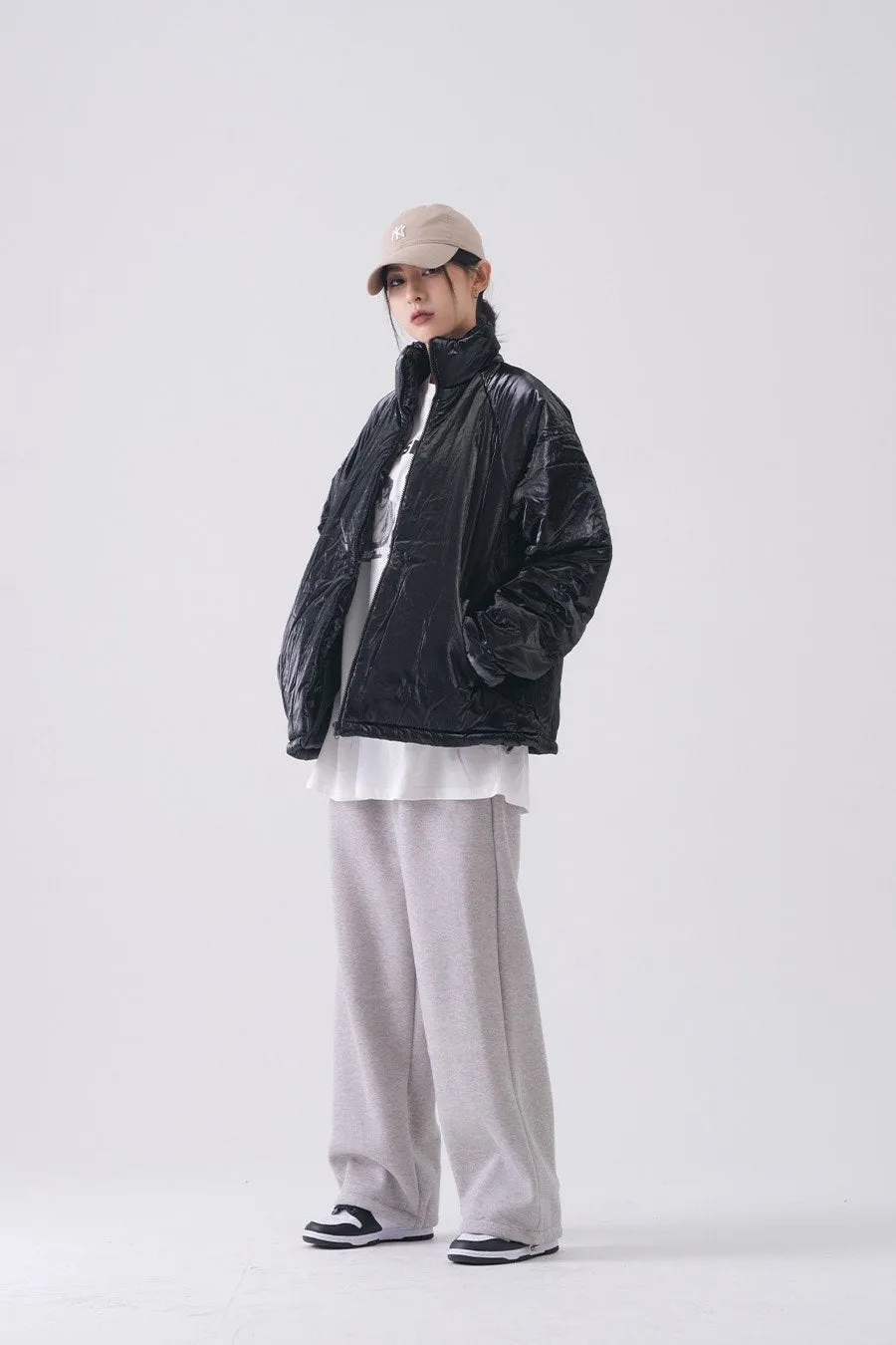 Fleece lined track pants J19