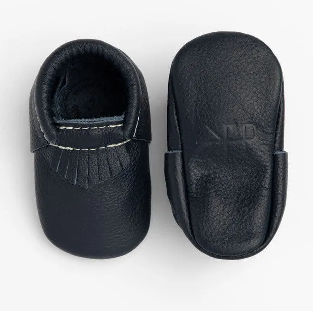 Freshly Picked Navy City Soft Sole Moccasins