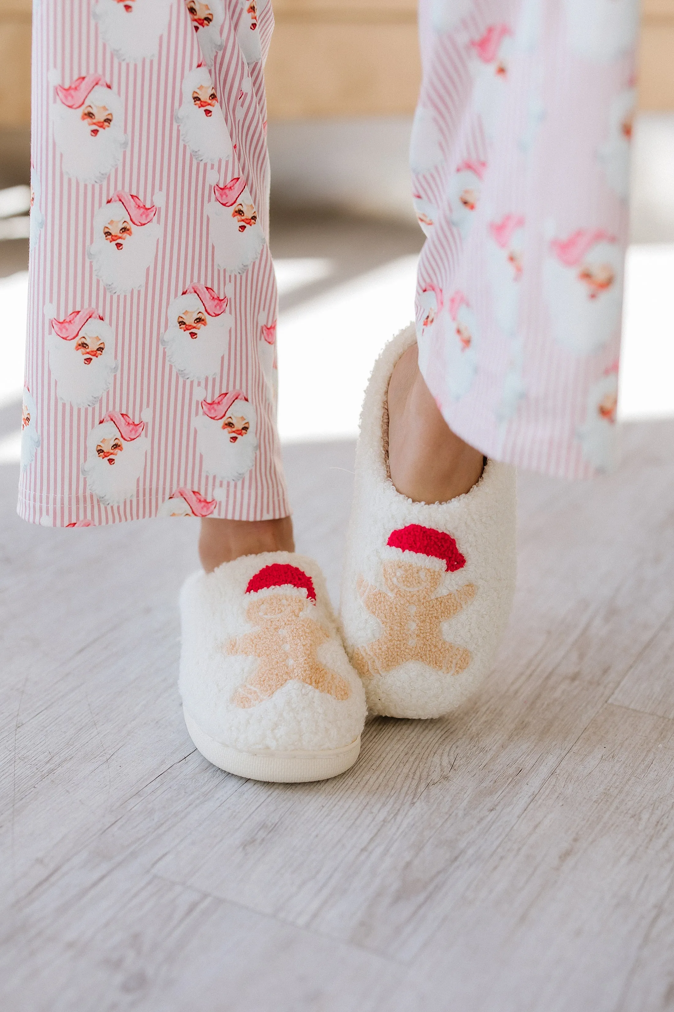 Gingerbread Man Plush Slippers | PRE ORDER