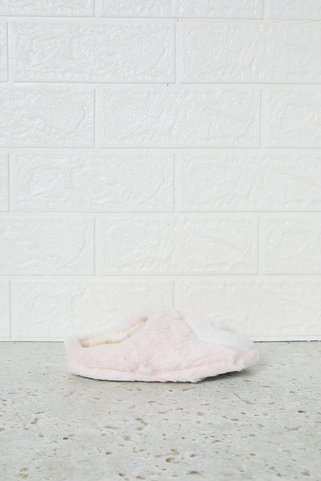 Girls Pink Swan Detail Slipper