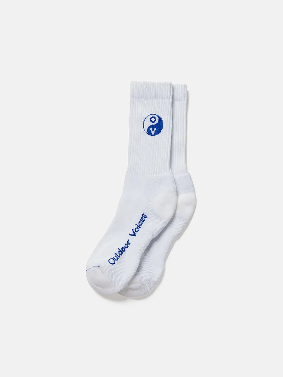 Graphic Crew Sock