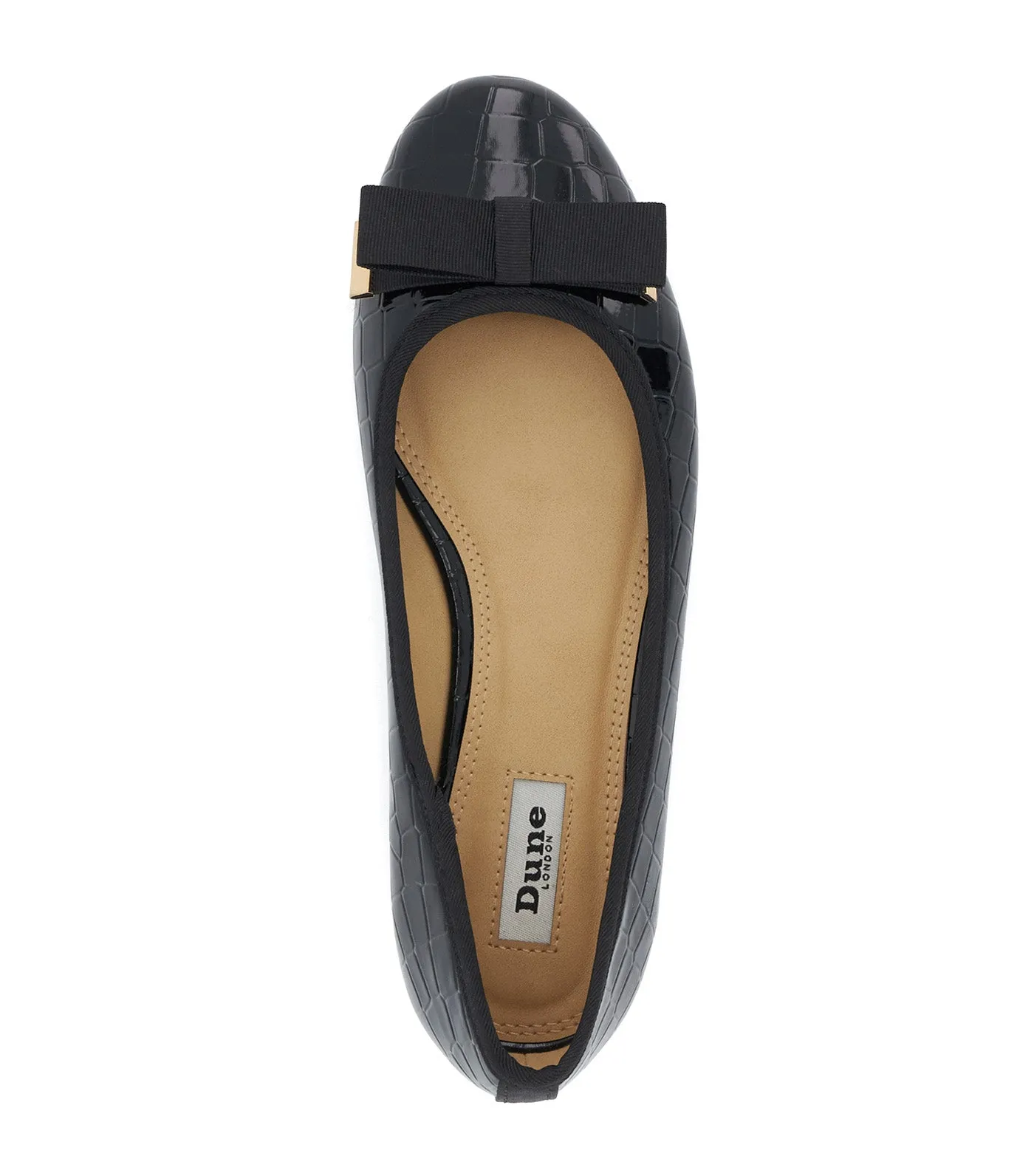 Hannah Ballerina Gold/Black