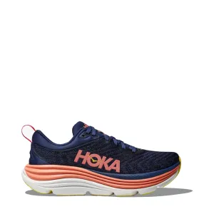 Hoka Women's Gaviota 5 Running Sneaker (Evening Sky/Coral)