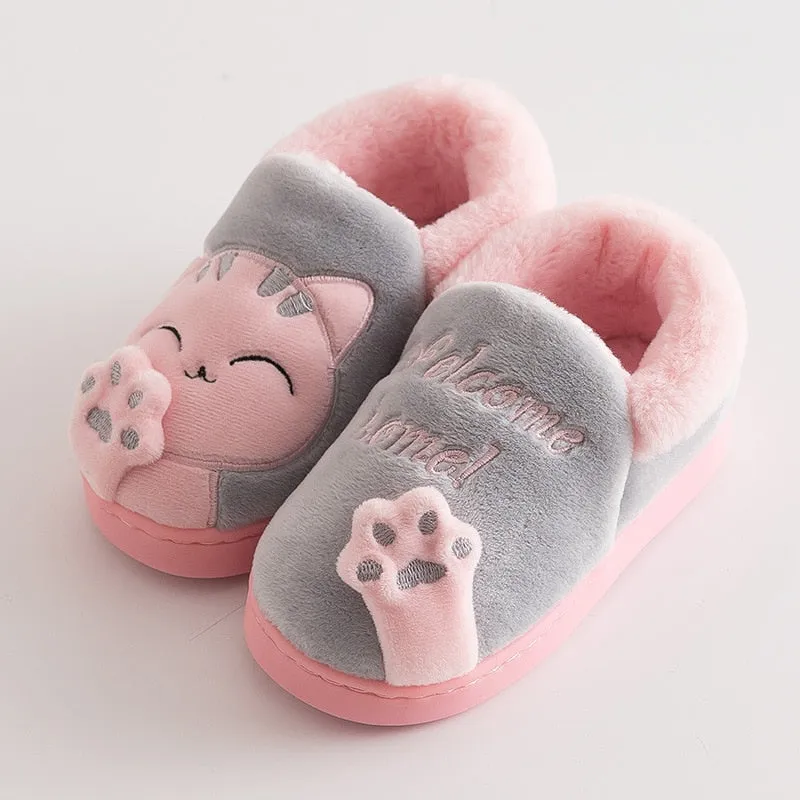 Kitten Slippers for Children