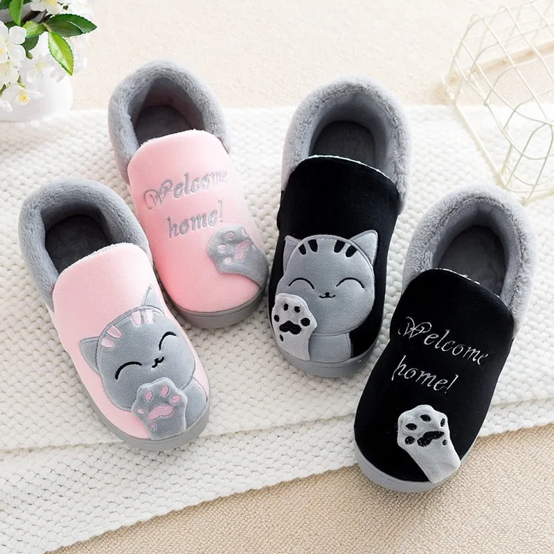 Kitten Slippers for Children