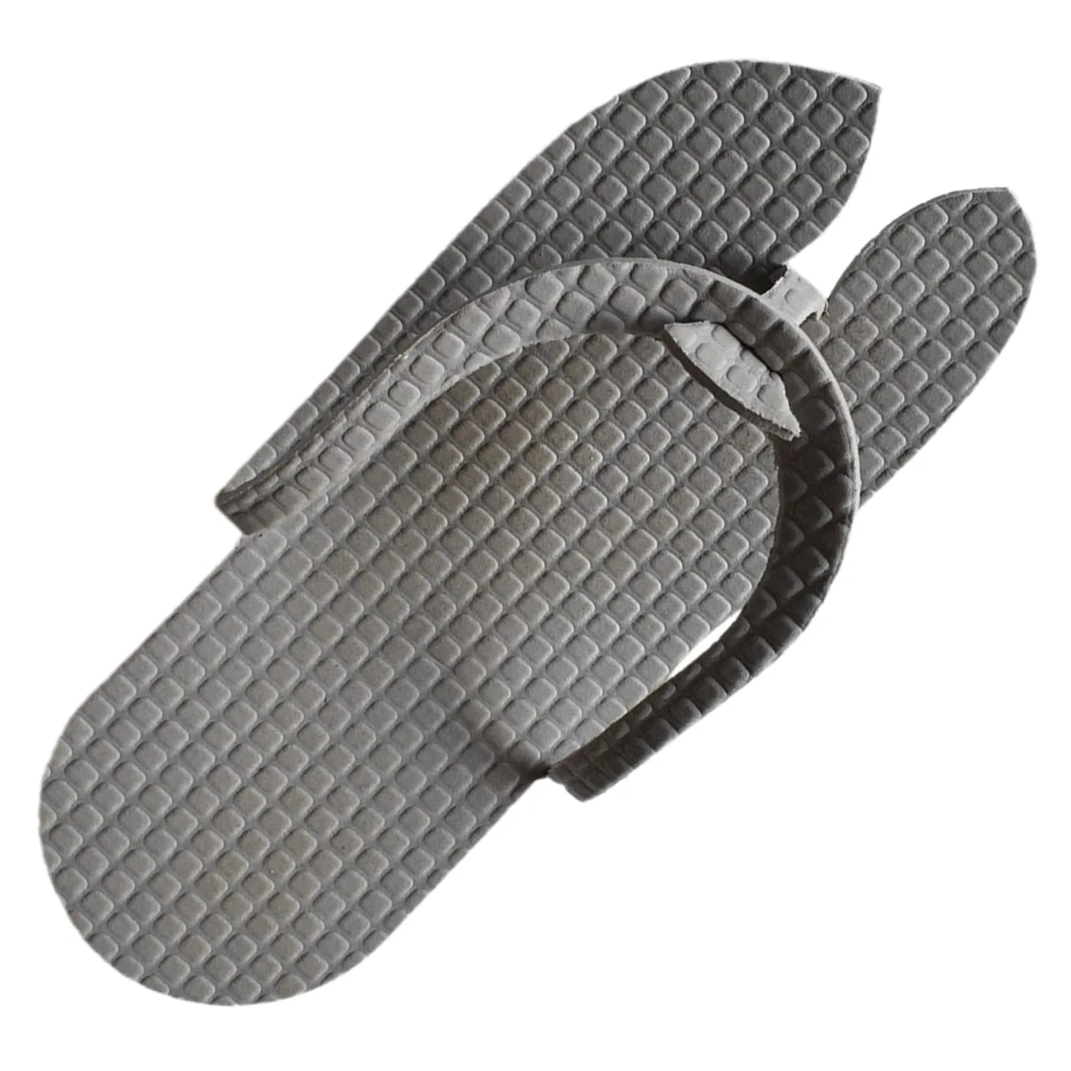 Kuber Industries Rubber Bathroom Slipper For Men & Women 1 Pair (Grey) 54KM4200