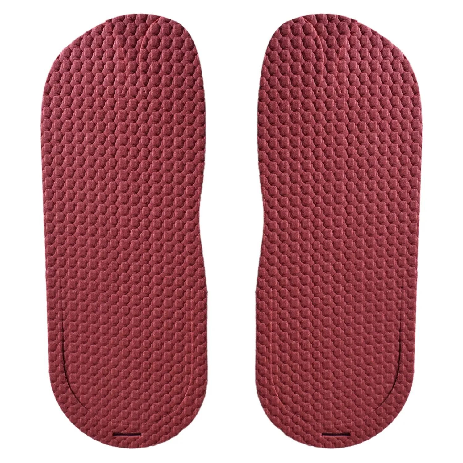 Kuber Industries Rubber Bathroom Slipper For Men & Women 1 Pair (Red) 54KM4208