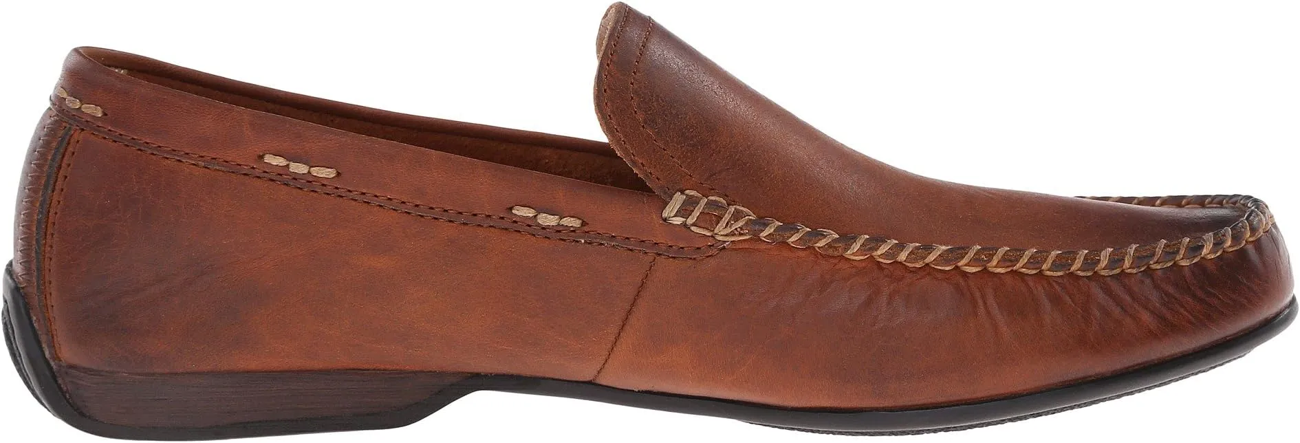 Lewis Venetian Frye Loafers in Cognac Oiled Vintage