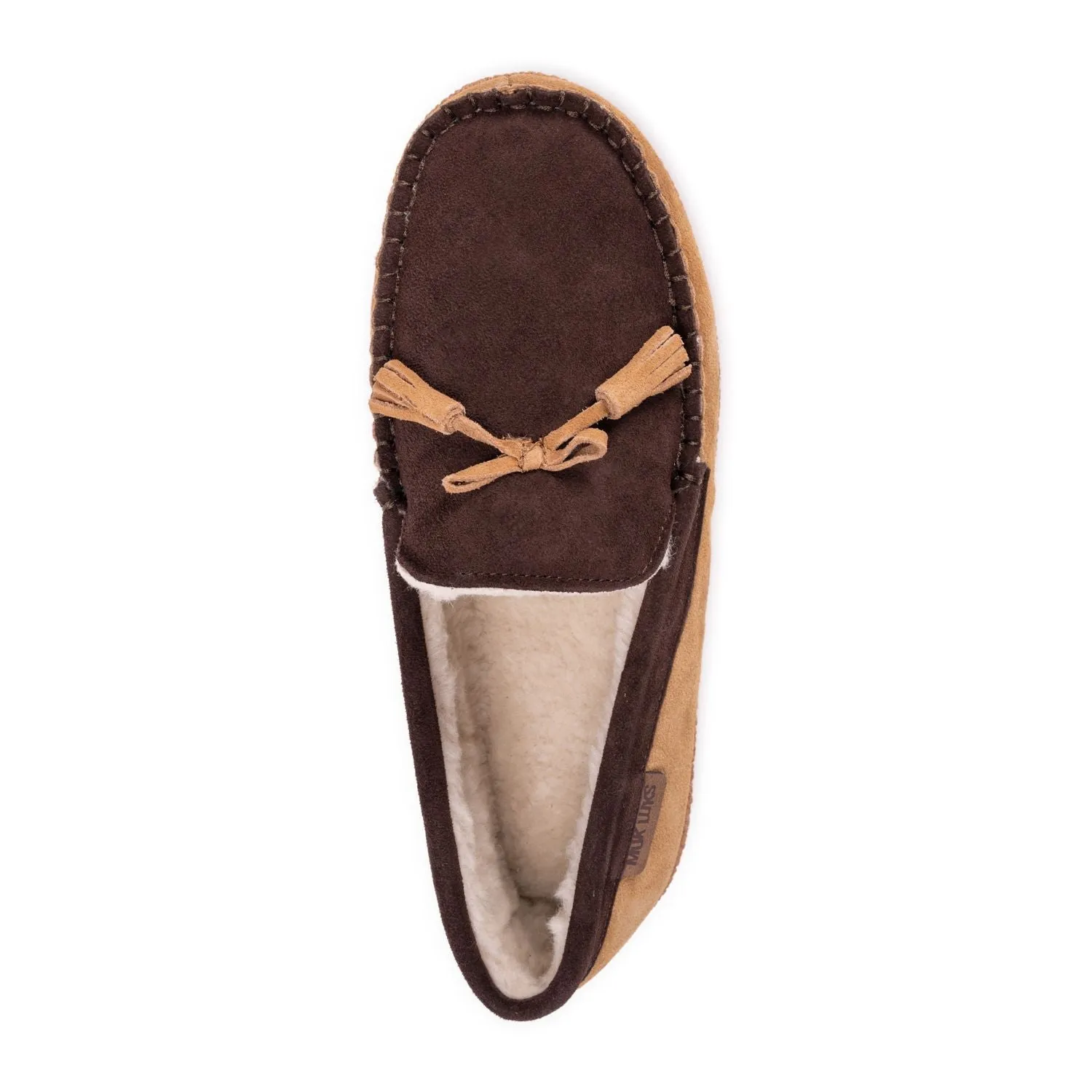 MUK LUKS Talan Men's leather moccasin slippers MUK LUKS