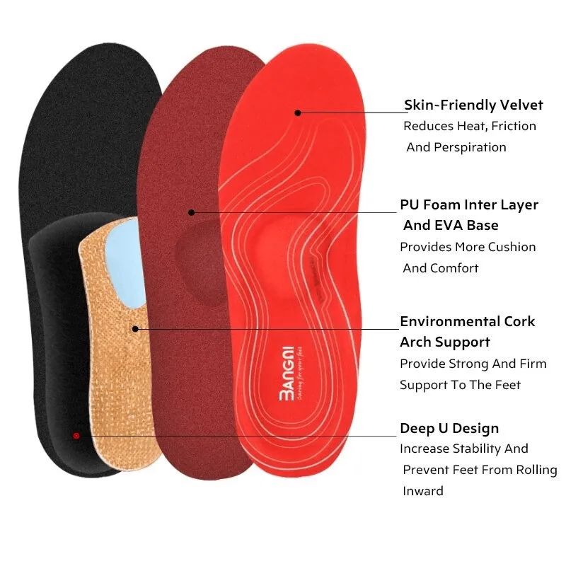 Orthopedic Insoles for Shoes / Supporting Inserts - SF0360