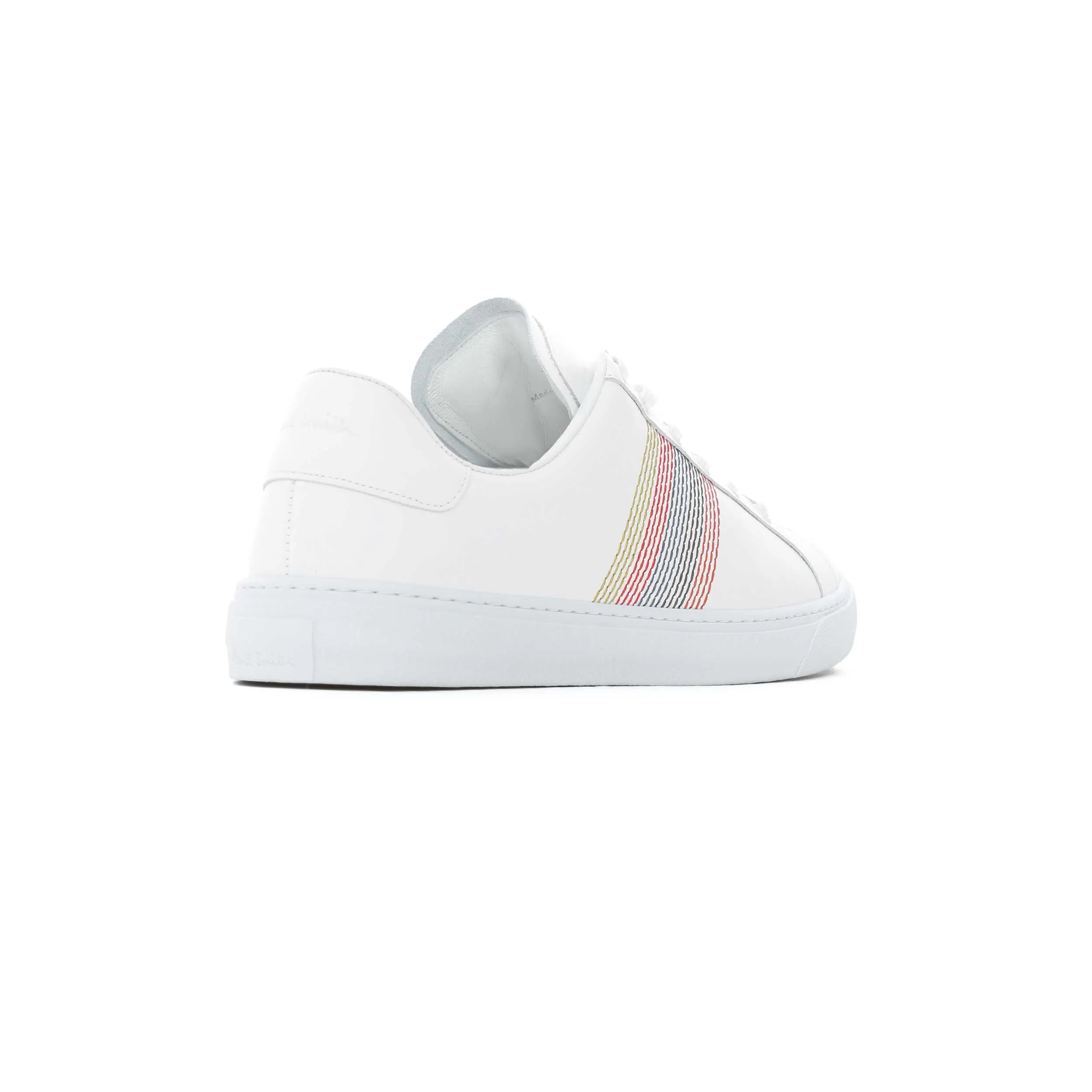 Paul Smith Embroidered Stripes Trainer in White