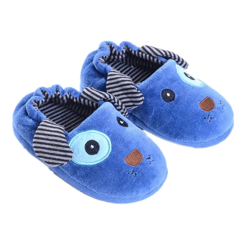 Plush Puppy Slippers for Boys