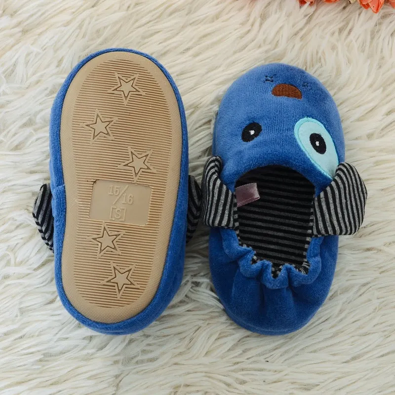 Plush Puppy Slippers for Boys