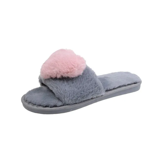 Puffy Heart Womens Slippers