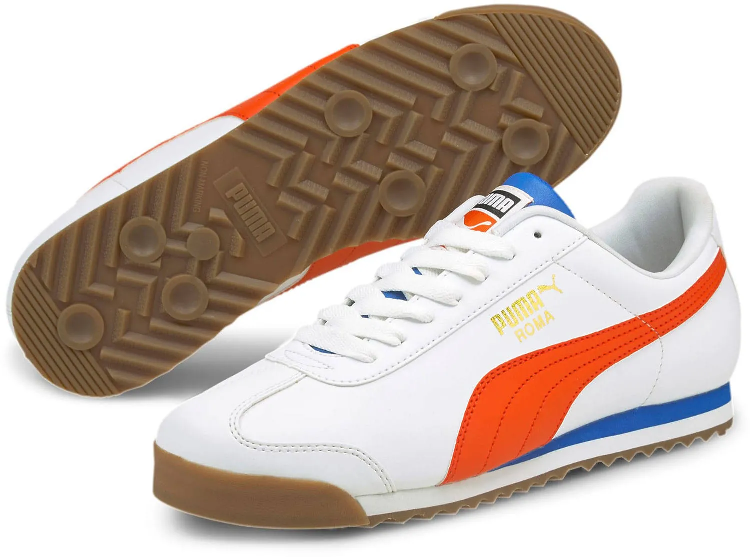 Puma ROMA BASIC Men’s -WHITE-GRENADINE GUM