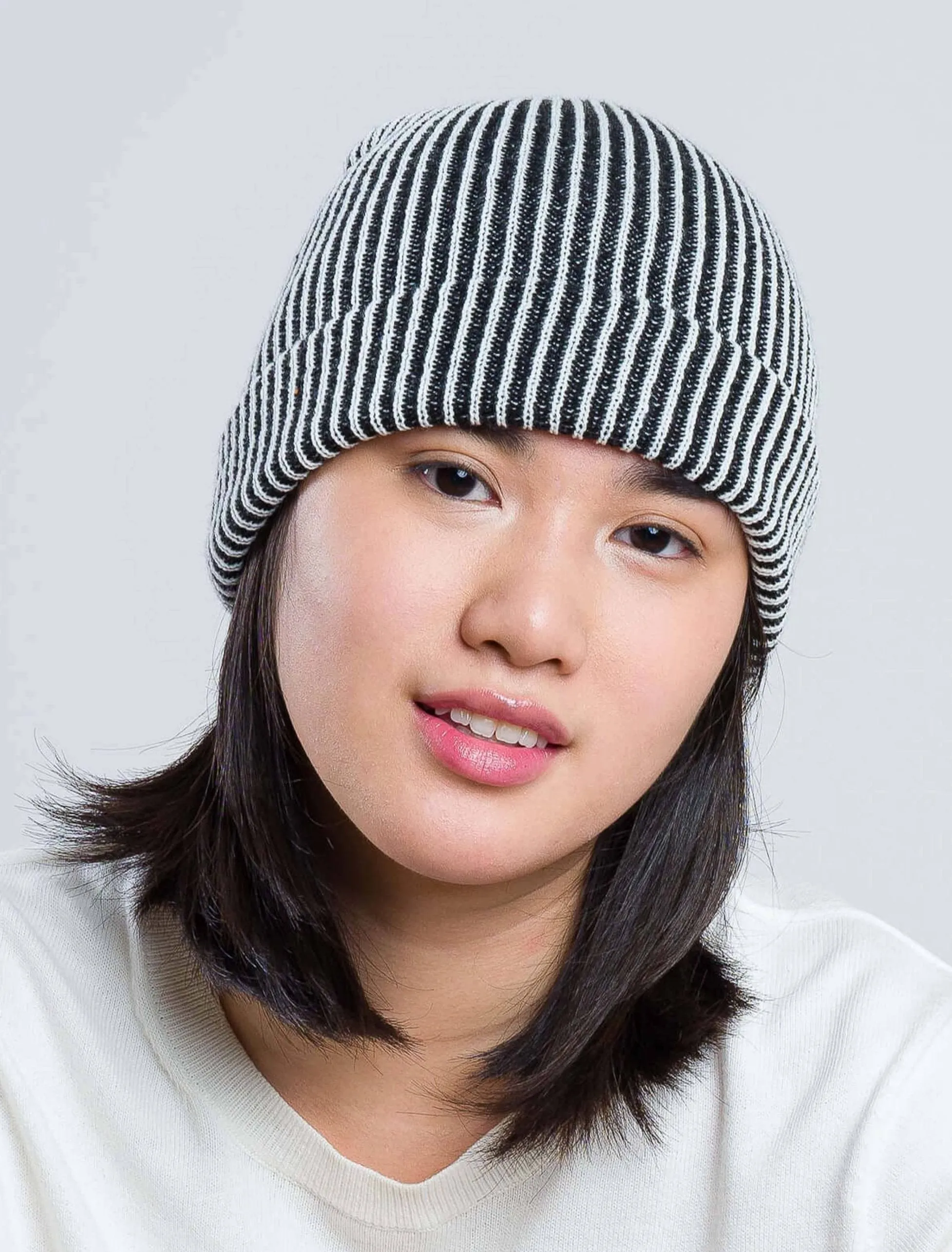 Simple Rib Knit Beanie