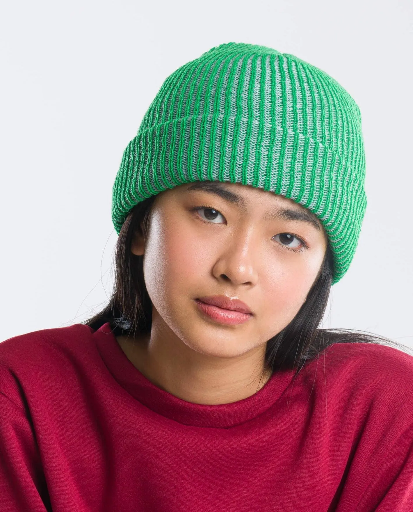 Simple Rib Knit Beanie