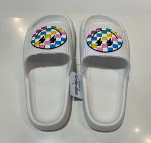 Smiley Multicolor Rubber Slippers