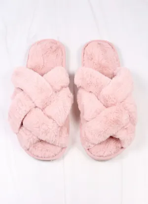 Sofie Open Slippers (6 Pack) BLUSH