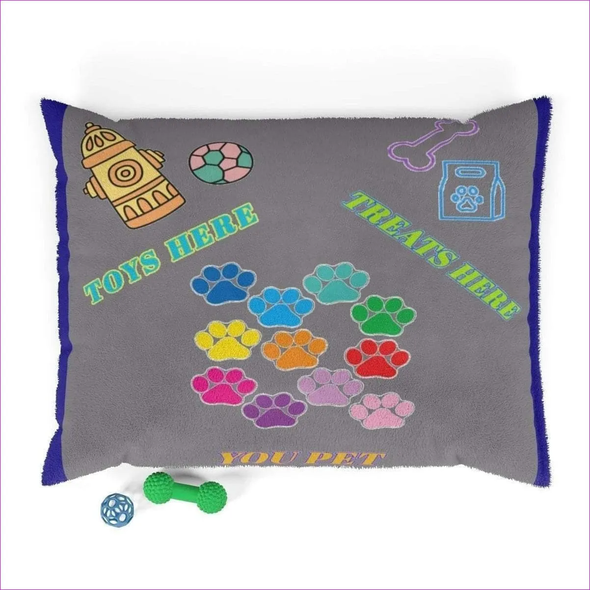 Spoiled Pets: Fleece Pet Bed-Dog Bed