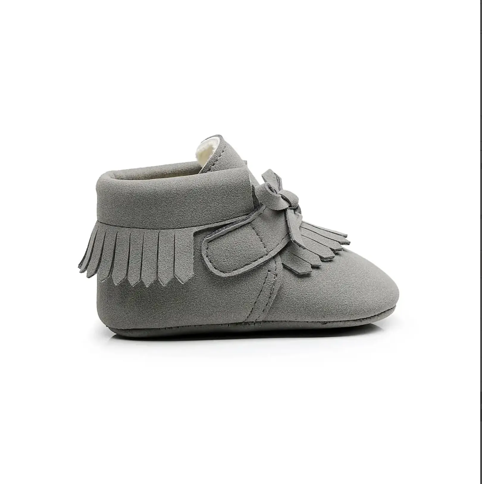 The Little Adventurer Collection Moccasins | Gray Color