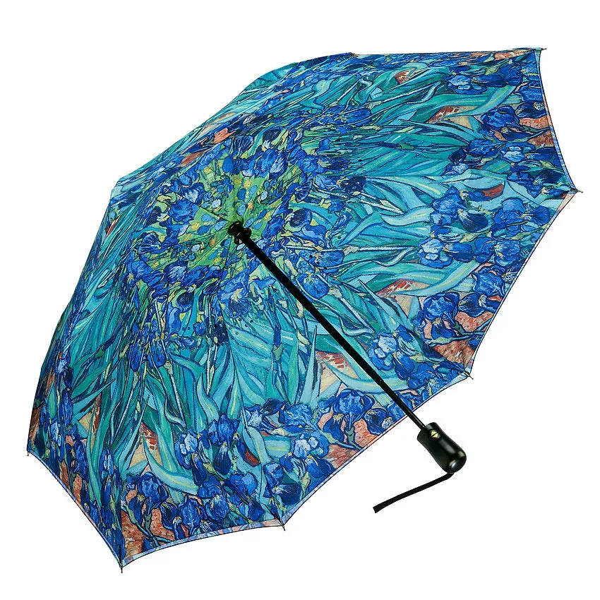 Umbrella, irises design, automatic wind-resistant