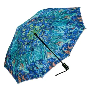 Umbrella, irises design, automatic wind-resistant