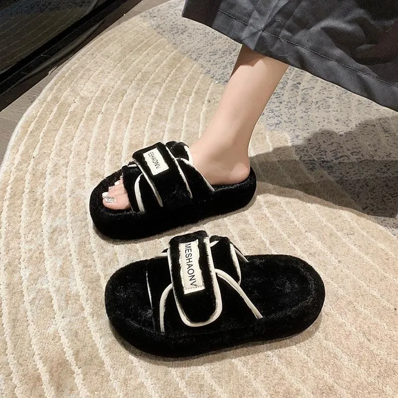 Women's Fashionable Velcro Slippers